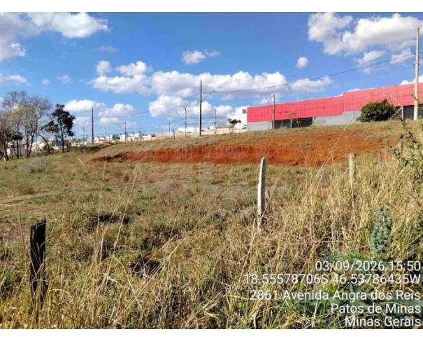 Foto de PATOS DE MINAS/MG - Lote 5 da Quadra 14, com área de 2.982,35 m², localizado na Bairro Residencial Barreiro