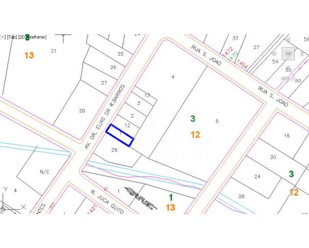 Foto de JABOTICABAL/SP - Terreno com 165m² de lote no bairro Aparecida