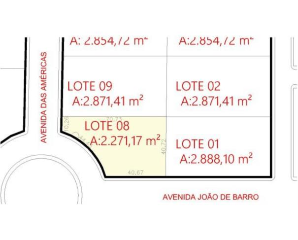 Foto de TANGARÁ DA SERRA/MT - Lote de terreno nº 08, da quadra nº 05-A, no Loteamento Jardim Industriário