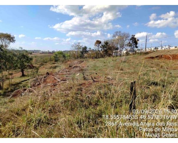 Foto de PATOS DE MINAS/MG - Lote 5 da Quadra 14, com área de 2.982,35 m², localizado na Bairro Residencial Barreiro