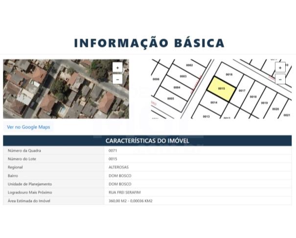 Foto de BETIM/MG — Lote com 360,00m² no bairro Dom Bosco