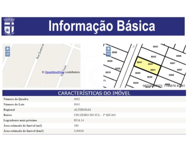 Foto de BETIM/MG — Lote com 360m² no Bairro Cruzeiro do Sul, 1ª seção 