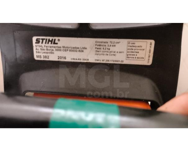 Foto de GUARANTÃ/SP - Motosserra STHIL MS 382 2016