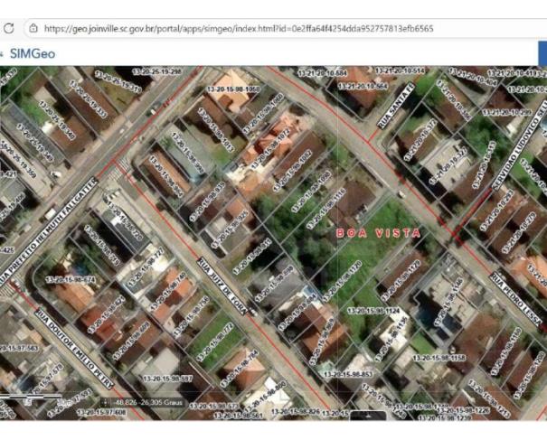 Foto de JOINVILLE/SC - Terreno com 977,47m² no bairro Boa Vista