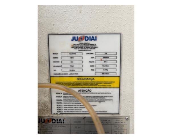 Foto de RIBEIRÃO DAS NEVES/MG - 02 Prensas Excêntricas, marca JUNDIAÍ, modelo ELC-110 F6
