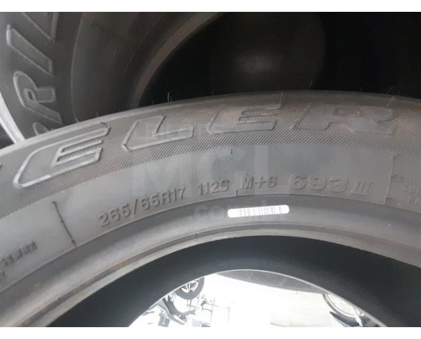 Foto de ITAÚNA MG - 50 UNIDADES - PNEUS PARA CAMINHONETE MEDIDA 265 65 R17 - M+S 693 III MARCA BRIDGESTONE - DUELER A/T PREÇO (EM ESTADO DE NOVO)