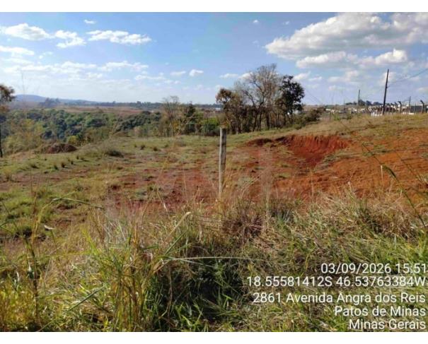 Foto de PATOS DE MINAS/MG - Lote 5 da Quadra 14, com área de 2.982,35 m², localizado na Bairro Residencial Barreiro
