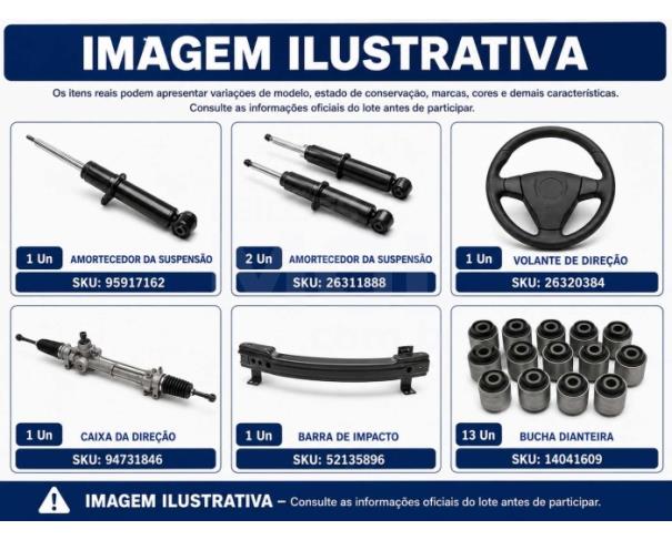 Foto de Juiz de Fora/MG - Suspensao e direcao - 6 SKUs / 19 pecas - PA00104