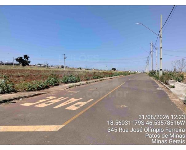 Foto de PATOS DE MINAS/MG - Lote urbano com área de 6.004,77 m², localizado na Rua José Olímpio Ferreira, bairro Residencial Sorriso 