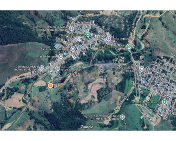 Foto de AMPARO DA SERRA/MG — Lote com 496,82m² no Centro