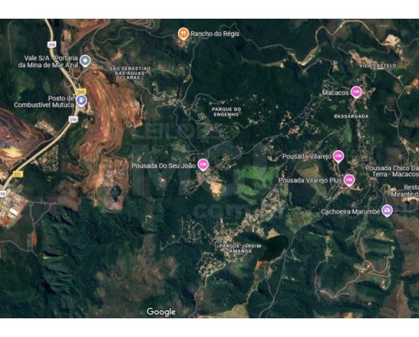Foto de NOVA LIMA/MG — Lote com 2.481,00m² no São Sebastião de Águas Claras (Macacos)