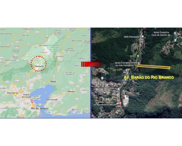 Foto de PETRÓPOLIS/RJ - Terreno com 10.560m² localizado na Avenida Barão do Rio Branco
