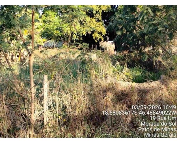 Foto de PATOS DE MINAS/MG - Terreno urbano com área de 2.758,40 m², destinado a equipamento comunitário, localizado no bairro Residencial Monjolo 