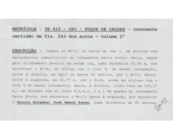 Foto de POÇOS DE CALDAS/MG — Terreno com 21.444,53m² no Serras Azuis