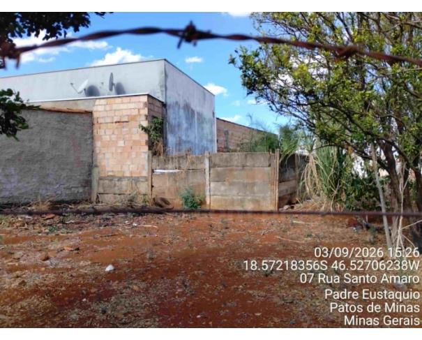 Foto de PATOS DE MINAS/MG - Lote 02 da Quadra B, com área de 510,36 m², localizado na Bairro Padre Eustáquio