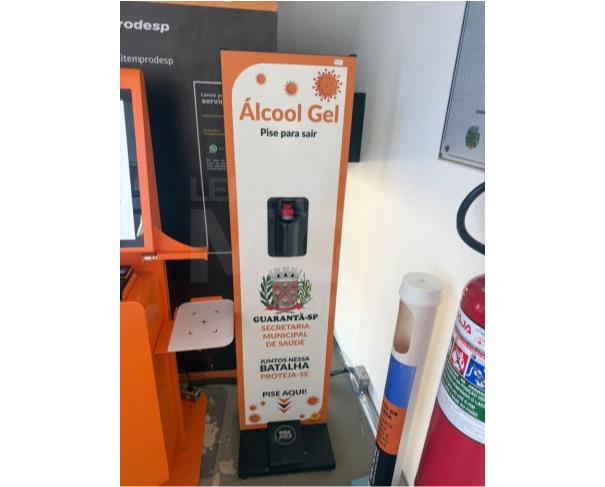 Foto de GUARANTÃ/SP - Totem álcool em gel