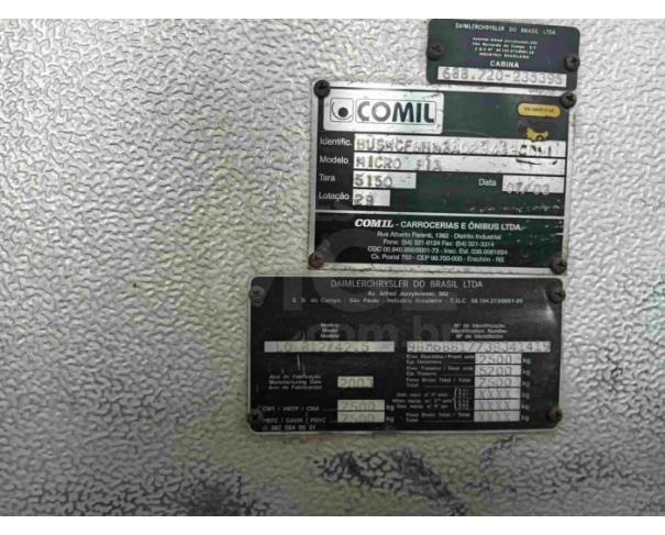 Foto de TREVISO/SC - Ônibus Mercedes Benz Comil Pia O, 2003/2003, DIESEL 