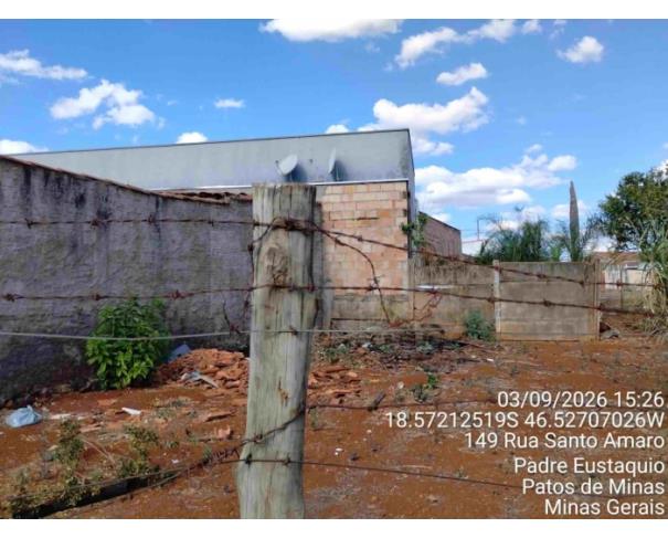 Foto de PATOS DE MINAS/MG - Lote 02 da Quadra B, com área de 510,36 m², localizado na Bairro Padre Eustáquio