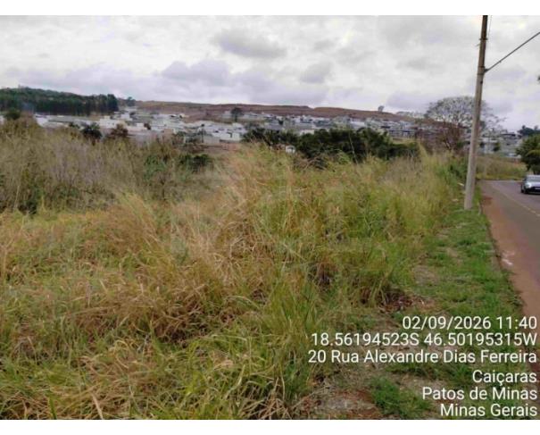 Foto de PATOS DE MINAS/MG - Lote urbano com área de 8.136,05 m², localizado no bairro Bela Vista 