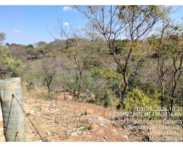 Foto de PATOS DE MINAS/MG - Lote 01 da Quadra 03, destinado a equipamento comunitário, com área de 3.920,39 m², localizado no Bairro Campos Elíseos