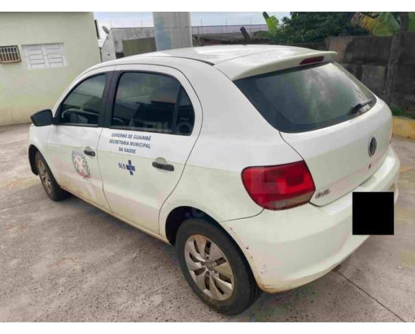 Foto de GUAIMBÊ/SP - VW Novo Gol 1.0 City, 2013/2014, FLEX, BRANCA 