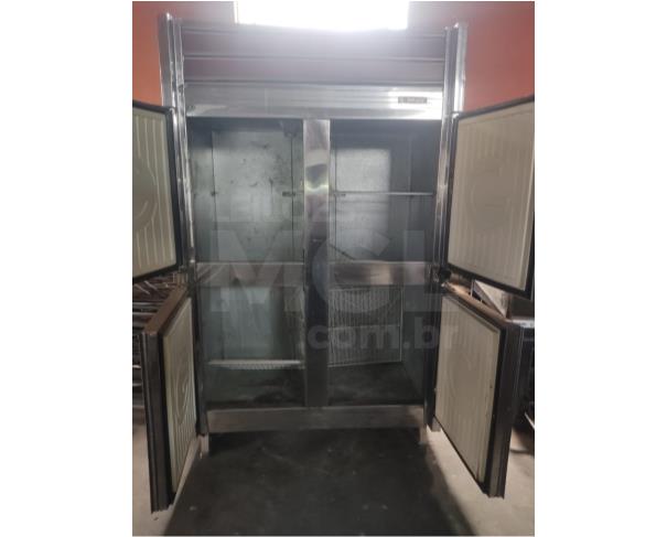 Foto de QUATIGUÁ/PR - Bens diversos (Câmara frigorifica inox 04 portas, fogão, freezer, geladeira 380L, sucata cadeiras e carteiras)