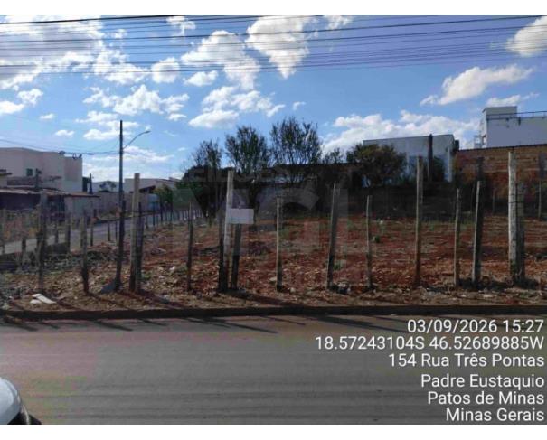 Foto de PATOS DE MINAS/MG - Lote 02 da Quadra B, com área de 510,36 m², localizado na Bairro Padre Eustáquio