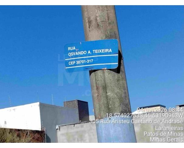 Foto de PATOS DE MINAS/MG - Lote urbano com área de 328,13 m², localizado no bairro Cerrado e Padre Eustáquio 