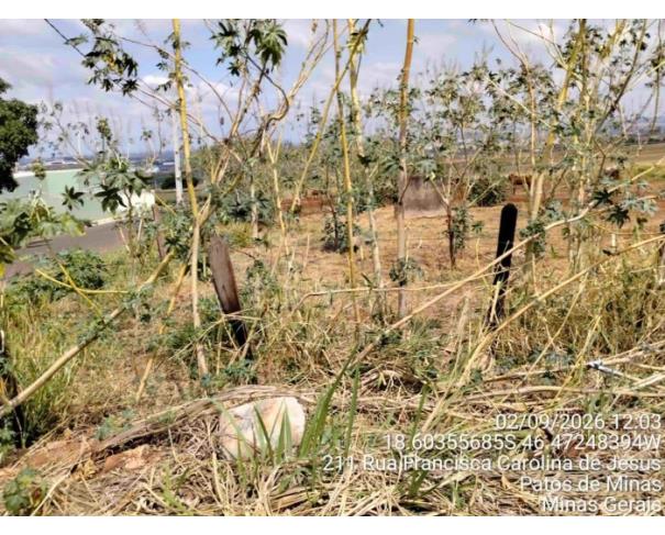 Foto de PATOS DE MINAS/MG - Lote urbano com área de 4.076,74 m², localizado na Rua Luiz de Santa Teresinha, bairro Morada da Serra 