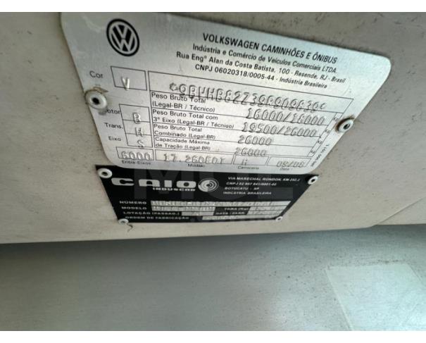 Foto de BRASÍLIA/DF - Ônibus  VW Induscar Mil U OT( 1726/59 O500U Caio Millenium)