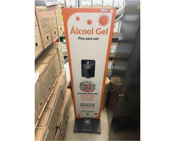 Foto de GUARANTÃ/SP - Totem álcool em gel