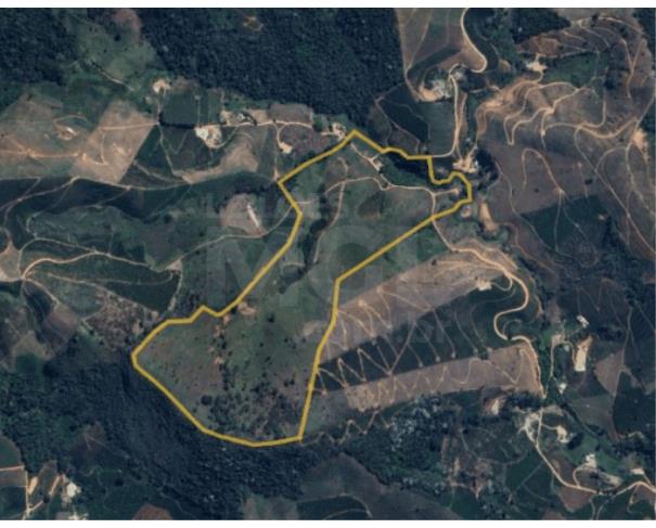 Caparaó/mg - [fração ideal de 50% sobre] um imóvel rural área 09,87,36 ha. sítio/ chácara em leilão | mgl leilões