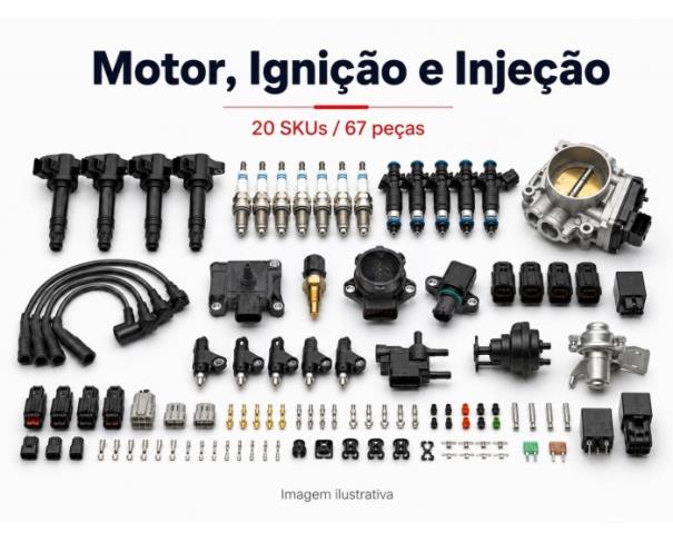 Foto de Juiz de Fora/MG - Motor, ignicao e injecao - 20 SKUs / 67 pecas - PA00047