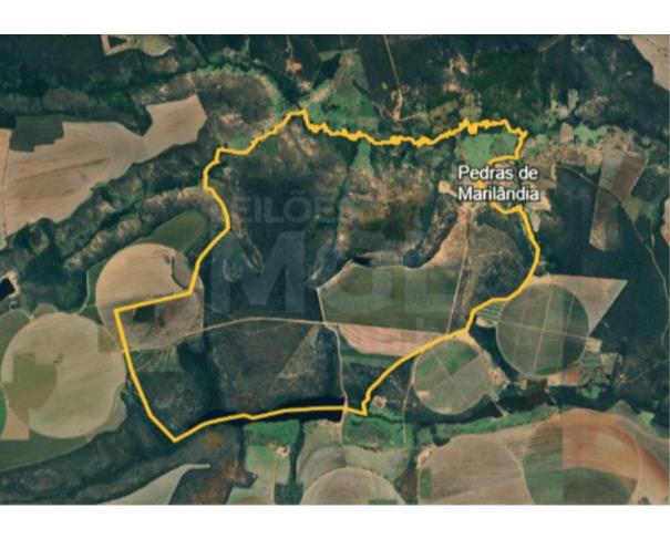 UNAÍ/MG - Gleba de terra área 965,82,86 ha na "Fazenda Pedras".