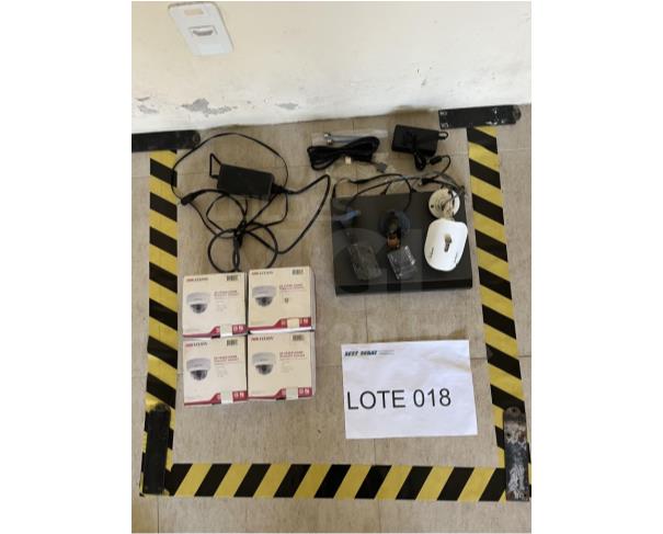 Foto de PELOTAS/RS- 3 cameras de Circuito Interno de Segurança  + Sistema CFTV (SUCATAS)