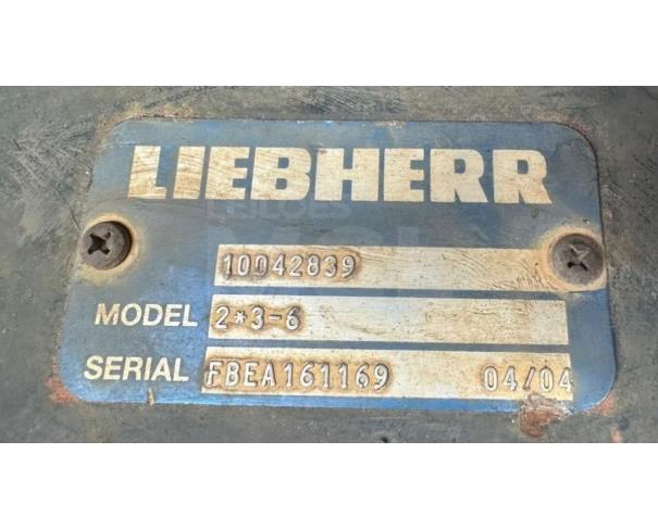 Foto de CONTAGEM /MG-TRANSMISSÃO LIEBHERR MODELO 2*3-6-- PA12998