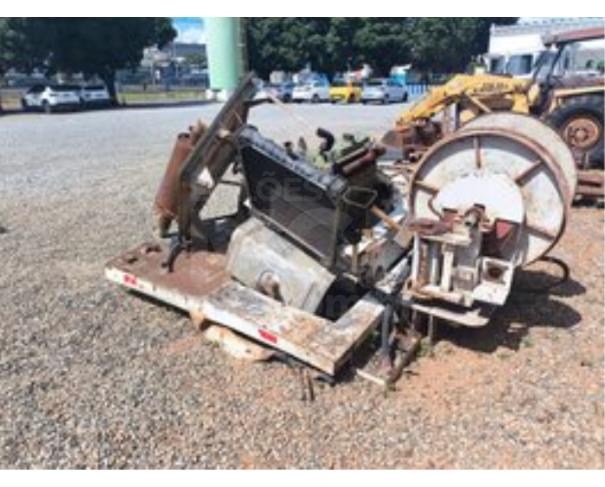 Foto de Brasília/DF - SUCATA DE EQUIPAMENTO DE JATO D'ÁGUA, TOMBAMENTO N° 10002, P/DESOBSTRUÇÃO E LIMPEZA DE REDES DE SANEAMENTO, MARCA: CONSMAQ, SÉRIE: 60