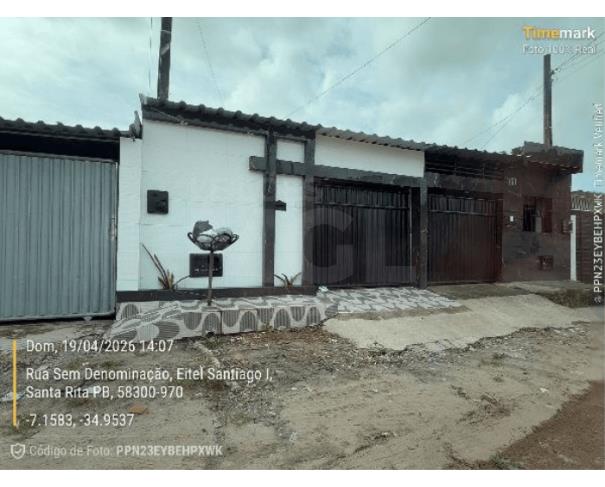 Foto de SANTA RITA/PB — Casa com 55,32m², 2 quartos, 1 Vaga na Garagem (F8444421387093)