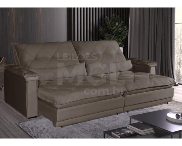 Foto de ITAÚNA/MG - ESTOFADO GABY 2,50M 2 LUGARES MARROM 3010