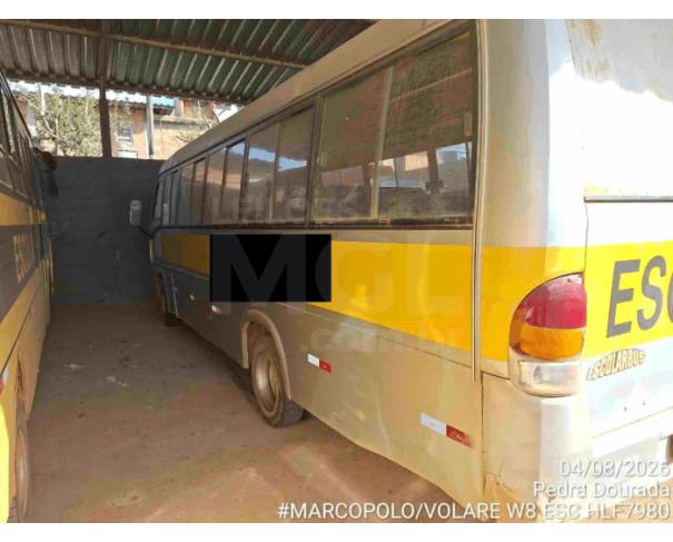 Foto de PEDRA DOURADA/MG - Ônibus Marcopolo Volare W8 Escolar, 2011/2011, DIESEL 