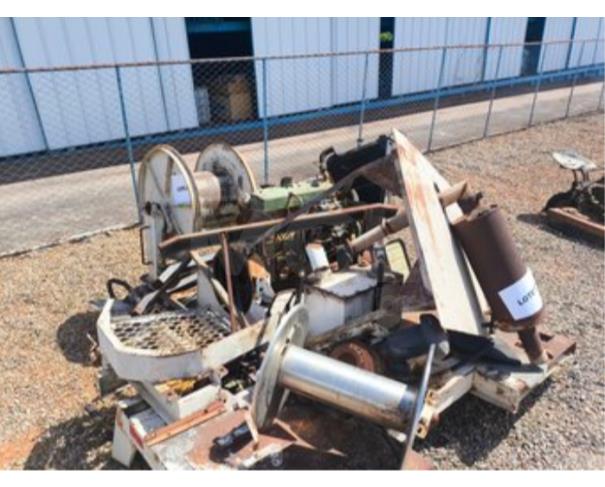 Foto de Brasília/DF - SUCATA DE EQUIPAMENTO DE JATO D'ÁGUA, TOMBAMENTO N° 10002, P/DESOBSTRUÇÃO E LIMPEZA DE REDES DE SANEAMENTO, MARCA: CONSMAQ, SÉRIE: 60