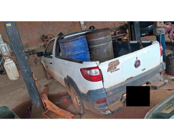 Foto de NOVO HORIZONTE DO NORTE/MT - Fiat Strada Hard Working CC E (Carroceria Aberta), 2019/2020, FLEX