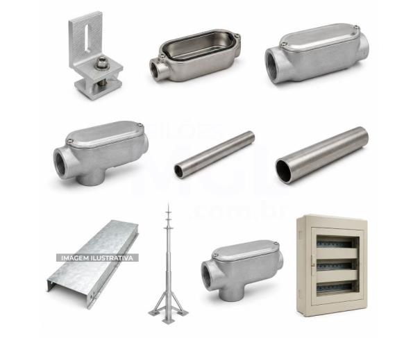 Foto de PARÁ DE MINAS/MG - Materiais Elétricos e de Instalação - Eletrocalhas, eletrodutos, componentes elétricos, iluminação, SPDA, quadros, tomadas e acessórios - PA: ED03NET