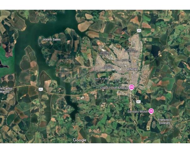 Foto de ALFENAS/MG — [Fração ideal de 44.4445% sobre] lote de terreno urbano no "Pântano"
