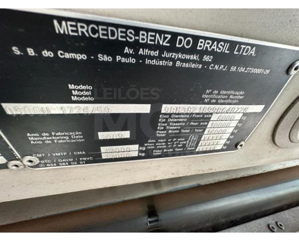 Foto de BRASÍLIA/DF -Ônibus  M. Benz Caio Milennium U(OT 1726/59 O500U Caio Millenium) 2009/2009