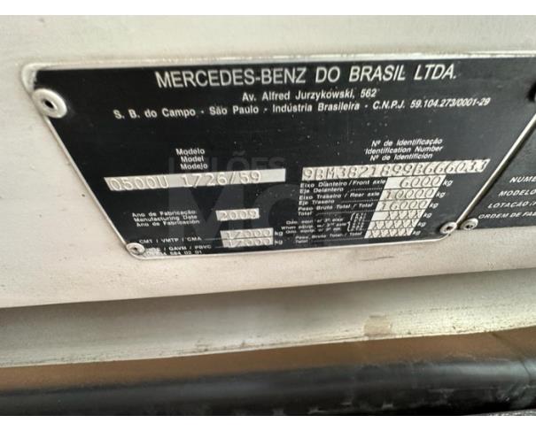 Foto de BRASÍLIA/DF - Ônibus  M. Benz Caio Milennium U (OT 1726/59 O500U Caio Millenium ) 2009/2009