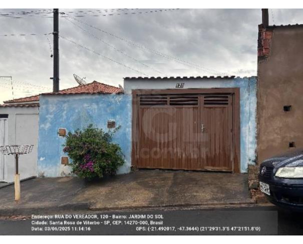 Foto de SANTA ROSA DE VITERBO/SP — Casa com 1 Vaga na Garagem (F8444430765844)