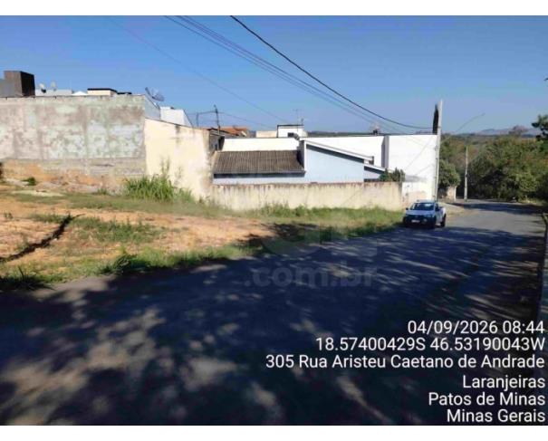 Foto de PATOS DE MINAS/MG - Lote urbano com área de 328,13 m², localizado no bairro Cerrado e Padre Eustáquio 