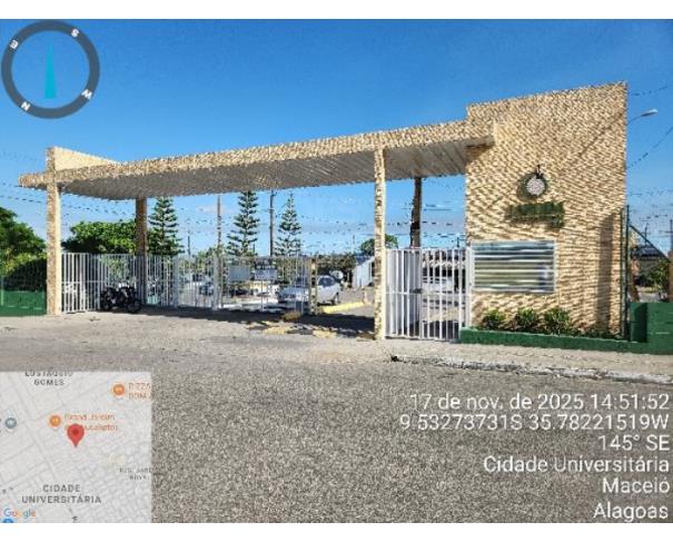 Maceio/al — casa com 2 quartos e 1 vaga na garagem (8555533687864) casas em leilão | mgl leilões