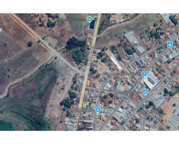 Foto de PAPAGAIOS/MG — Lote de terreno área 360,00m² no Centro
